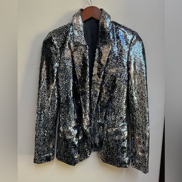 L’Agence Sequin Blazer Jacket - Picture 2 of 11